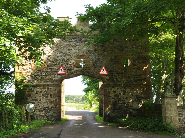 Archway from the west